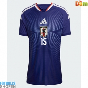 Billiga Japan Daichi Kamada #15 Hemmatröja Dam VM 2026 Kortärmad